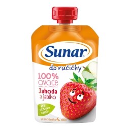 Sunar Do ručičky ovocná jahoda 4m+