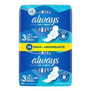 Always Ultra Day&Night vložky s křidélky