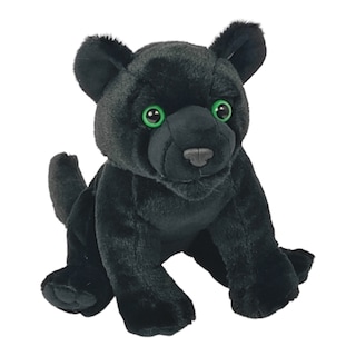 Černá puma plyšová hračka 18 cm