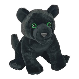 Černá puma plyšová hračka 18 cm
