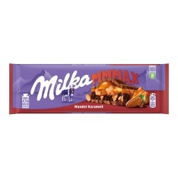 Milka Mmmax Almond Caramel Čokoláda a mandle