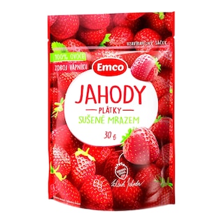 Emco Jahody plátky sušené mrazem