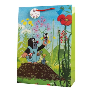 Dárková taška velikost J motiv Krteček v kalhotách