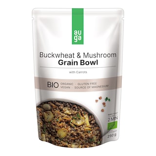 Auga Bio Miska ovesná s pohankou, houbami a mrkví