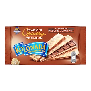 Opavia Kolonáda oplatky s mléčnou čokoládou