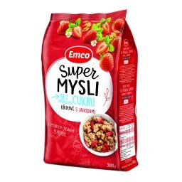 Emco Super Mysli s jahodami bez cukru