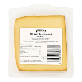 Madeta Jihočeský Eidam uzený 44% bloček