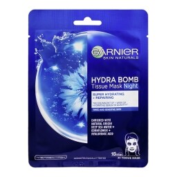 Garnier Hydra Bomb Night textilní pleťová maska