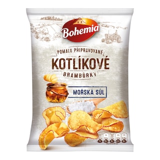 Bohemia Chips kotlíkové s mořskou solí