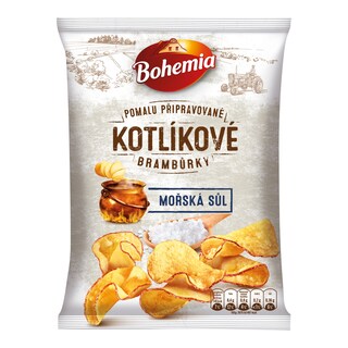 Bohemia Chips kotlíkové s mořskou solí
