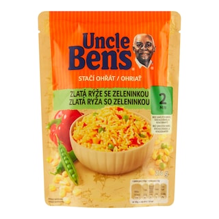 Uncle Ben's Stačí ohřát Zlatá rýže se zeleninou