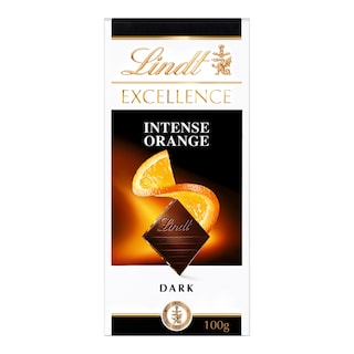 Lindt Excellence Čokoláda hořká mandle a pomeranč