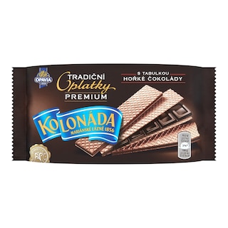 Opavia Kolonáda oplatky s hořkou čokoládou