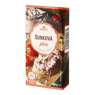 Albert Šunková pěna s kousky šunky