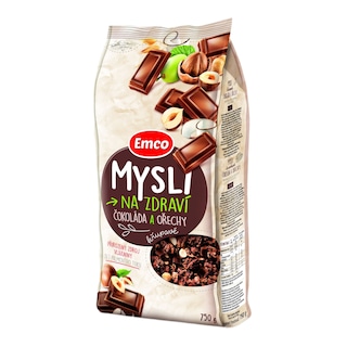 Emco Mysli na zdraví Křupavé čokoláda a ořechy