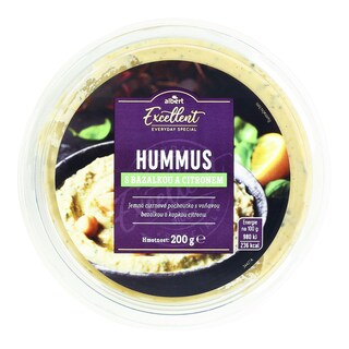 Albert Excellent Hummus citron a bazalka