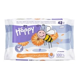 Happy Toaletní papír vlhčený Měsíček pro děti