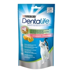 Purina Dentalife Kočičí pochoutka s lososem