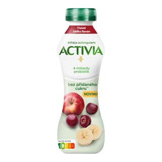Activia Probio jogurtový nápoj třešeň, jablko