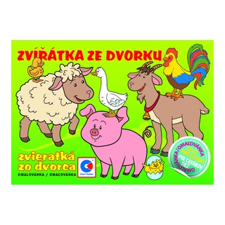 Omalovánky A5 motiv zvířátek