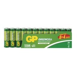 GP Greencell Extra Heavy Duty AA zinková baterie