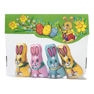 Zajíčci v sáčku z mléčné čokolády