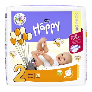 Happy Mini dětské pleny velikost 2