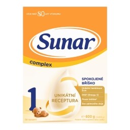 Sunar Complex 1 počáteční kojenec. Mléko