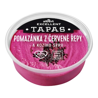 Albert Excellent Tapas Kozí sýr a červená řepa