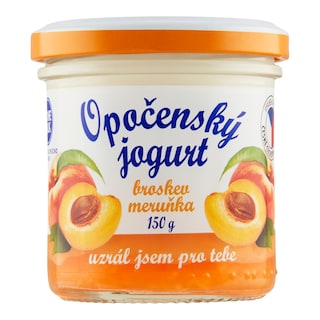 Bohemilk Opočenský jogurt broskev, meruňka