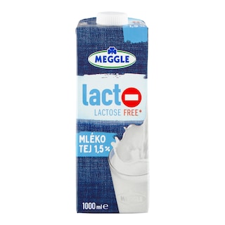 Meggle Mléko polotučné 1,5% bez laktózy