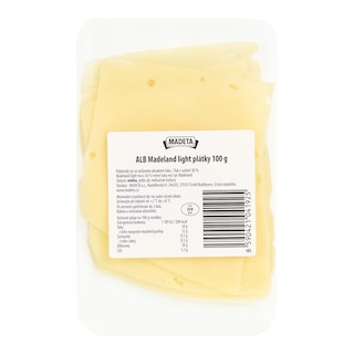 Madeta Madeland light 30% plátky
