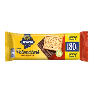 Opavia Zlaté Polomáčené sušenky hořké