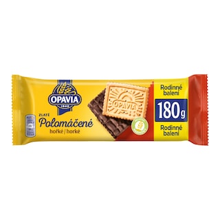 Opavia Zlaté Polomáčené sušenky hořké