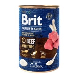 Brit Premium Konzerva s hovězím a dršťkami