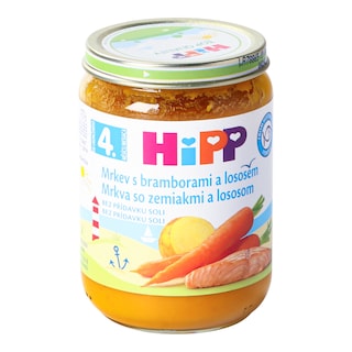 HiPP Mrkev s bramborami a lososem