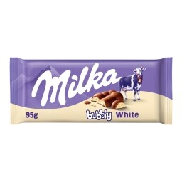 Milka Bubbly čokoláda bílá a mléčná