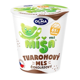 Olma Míša tvarohový mls čokoládový