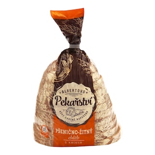 Albert Chléb s kmínem pšenično-žitný, krájený