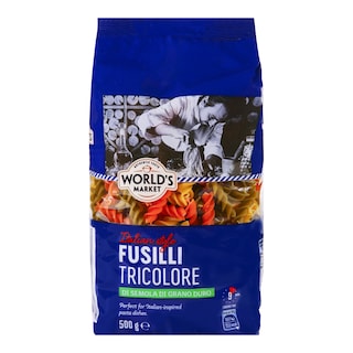 World's Market Fusilli tříbarevné