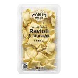 World’s Market Ravioli 5 druhů sýra