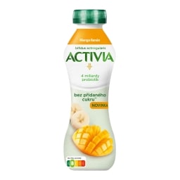 Activia nápoj bez přidané ho cukru mango/banán