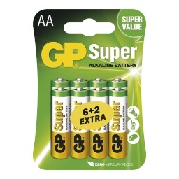 GP Greencell Super AA alkalická baterie