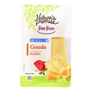 Nature's Promise Gouda plátky bez laktózy