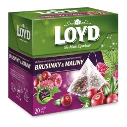 Loyd Bylinno-ovocný čaj brusinky a maliny