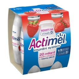 Actimel probiotický nápoj jahoda