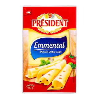Sýr pr.emmental 45% pl 45% plátky