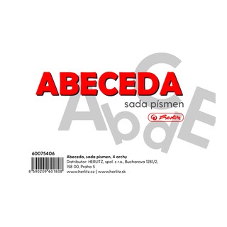 Abeceda sada písmen 4 archy