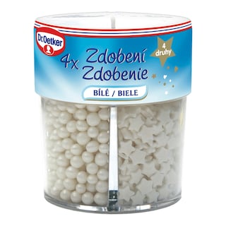 Dr.Oetker Zdobení 4 druhy bílé