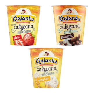 Krajanka Krémová zakysaná smetana (mix příchutí)